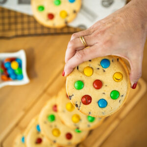6 Galletones de Vainilla con Chispas de chocolate y ROCKLETS
